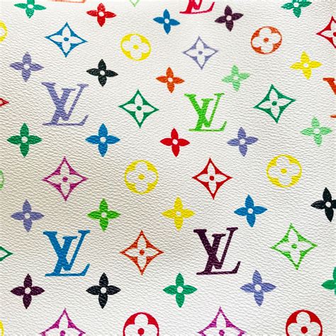 louis vuitton rainbow white pattern|More.